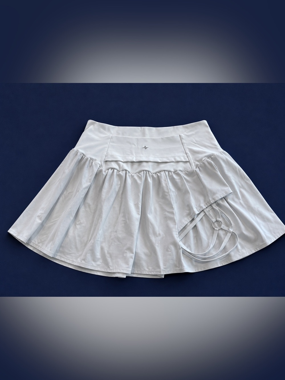 Halara Breezeful White Pleated Tennis Skort Built-In Shorts Size M - Picture 8 of 12